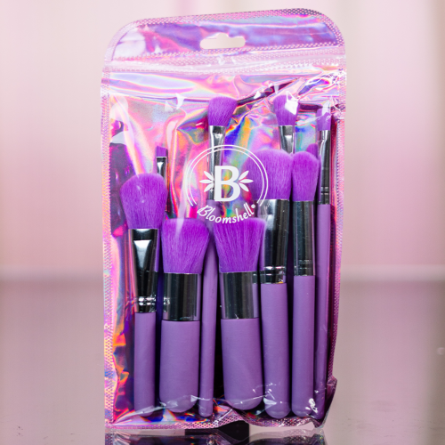 BL Set brochas maquillaje Morada x 11 pcs